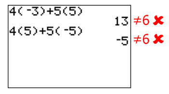 Calculator calculation, not equal to 6