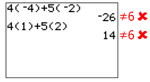 Calculator image of math calculations for points