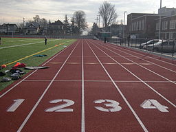 Photograph of a track