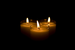 Image of lit candles