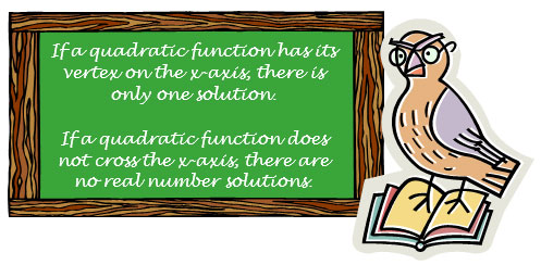 description of the number of solutions for certain quadratic functions