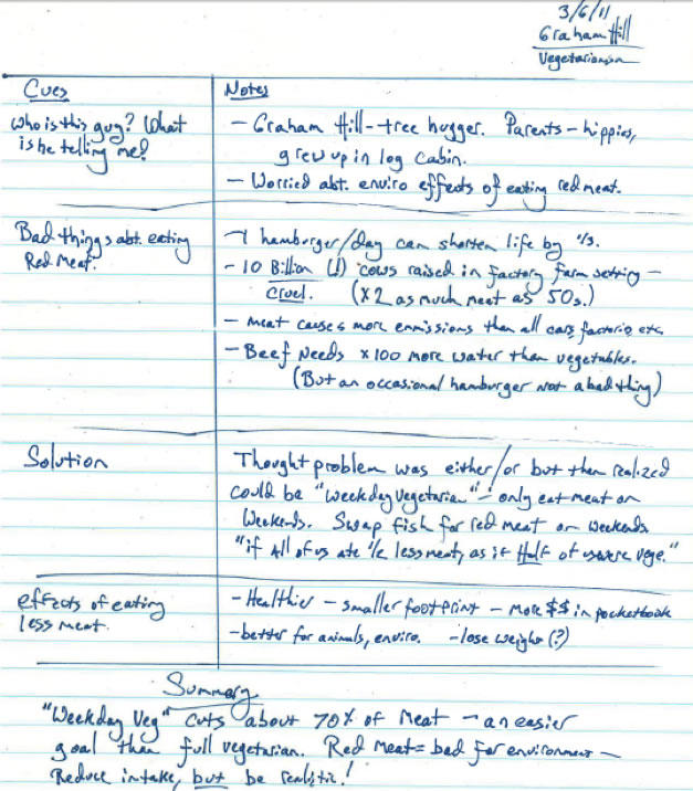 notes