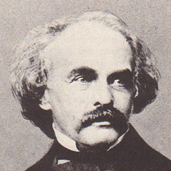 Photo of Nathaniel Hawthorne.