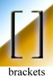 Image of brackets.