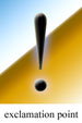 Image of an exclamation mark.