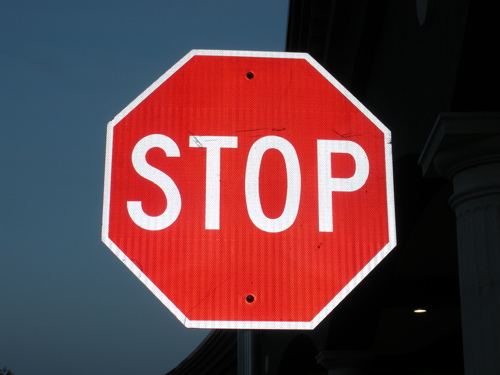 stop sign