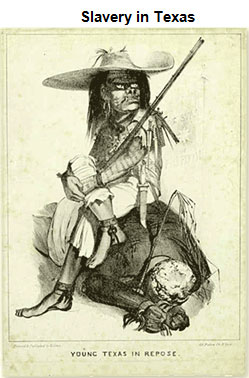 Image of a cartoon called Young Texas in Repose