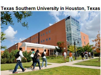 image of the business education building and several students walking outside
