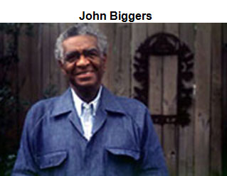 Image of John Biggers, smiling