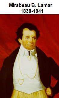 Portrait of Mirabeau B. Lamar standing