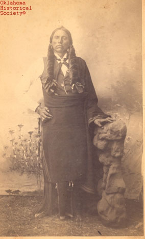 Portrait of Quanah Parker standing