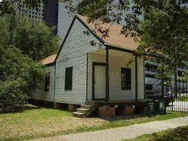Image of a cottage in Sam Houston Park