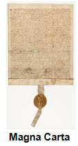 Copy of the Magna Carta 