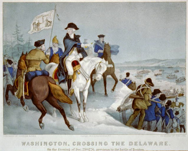 picture of Washington crossing the Delaware