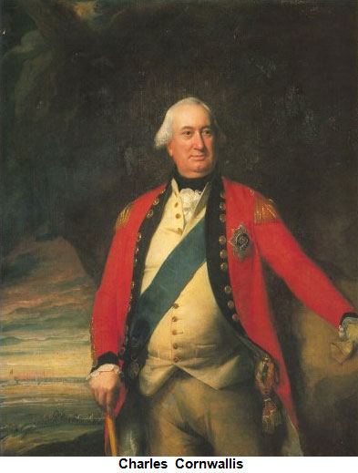 Portrait of marquis de Cornwallis