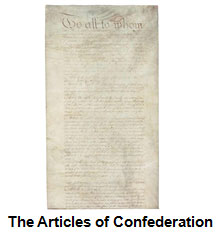 Image of the Articles of Confederation document