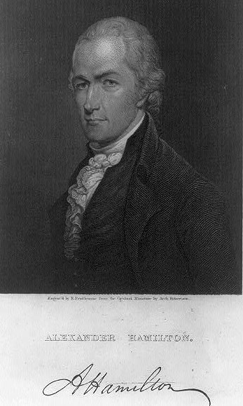 portrait of Alexander Hamilton