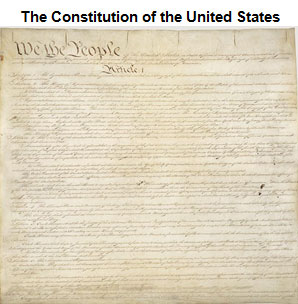 Image of the U.S. Constitution document