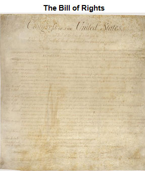 Image of the Bill of Rights document