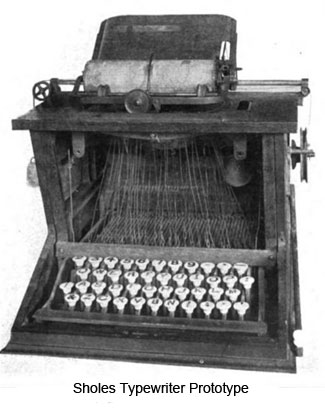 image of a typewriter prototype