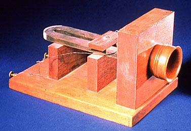 image of Bell's first telephone