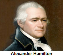 painting of Alexander Hamilton