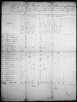 Image of the 1824 electoral tally sheet 