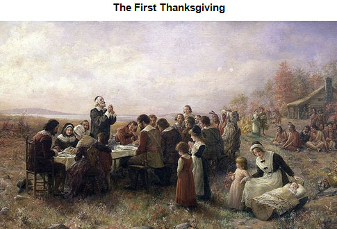 Portrait of the first Thanksgiving