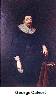 Portrait of George Calvert standing