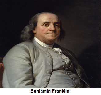 portrait of Benjamin Franklin