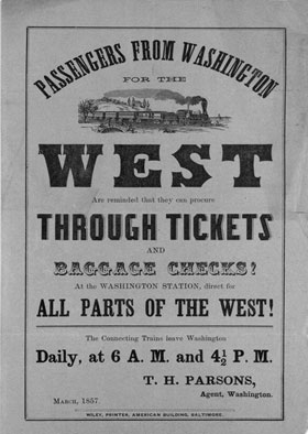 image of a railroad ad