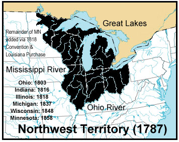 map of the Northwest Territory