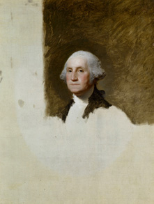 Portrait of George Washington-unfinished