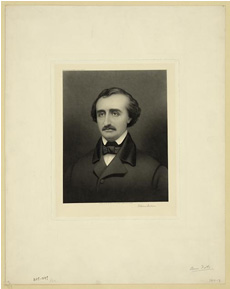 Portrait of Edgar Allen Poe 