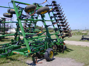 Image of a new, modern piece of farm equipment.
