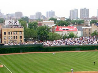 Image of an aerial view of a baseball field