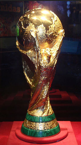 Image of the FIFA World cup trophy