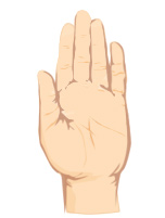 Image a human hand.