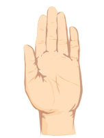 Image a human hand.