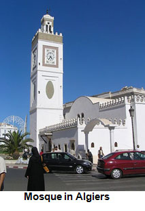 Image of a mosque in Algiers