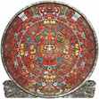 image of a stone version a Mayan calendar