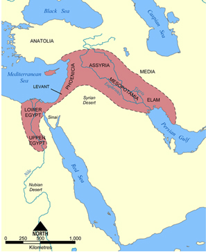 Map of Ancient Mesopotamia