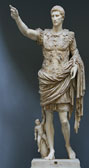 Image of a statue of Augustus