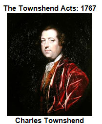 A painting /portrait of British Chancellor Charles Townshend.  He is a middle-aged man wearing formal garments common to English aristocracy in the 18th century.