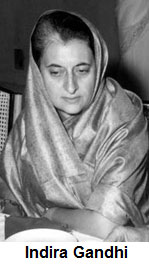 Portrait of Indira Gandhi