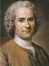 Image of a portrait of Jean-Jacques Rousseau