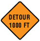 Traffic Sign:  Detour