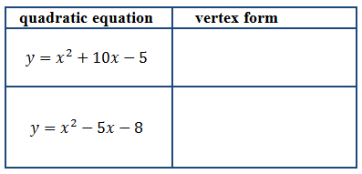 y=x^2+10x-5; y=x^2-5x-8