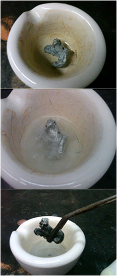 zinc dissolving in acid
