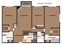 Image is a floor plan on an apartment
